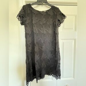 Cremieux Detailed Black Dress